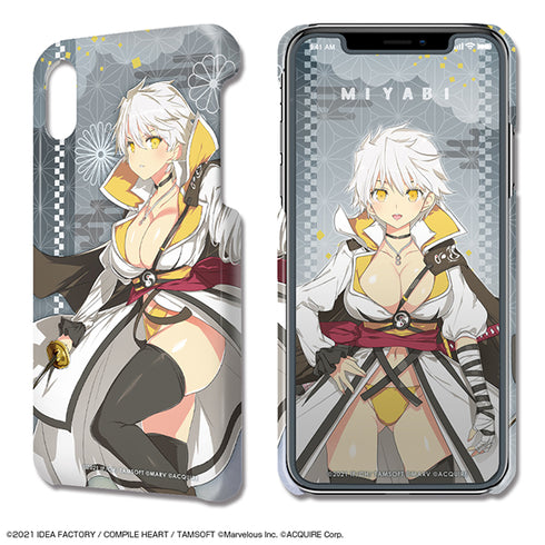 『閃乱忍忍忍者大戦ネプテューヌ -少女達の響艶-』デザジャケット iPhone XRケース&保護シート デザイン08(雅緋)